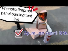 Огневое испытание сэндвич-панели чистой комнаты