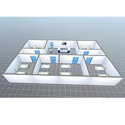 Купить Huuao ISO 8 Standard Medical Filling Machine Cleanroom Modular Clean Room Solution online manufacture
