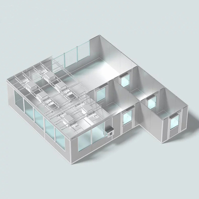 Купить Huuao Customized Solution Class 8 Prefabricated 50mm Sandwich Panel Modular Cleanroom GMP Workshop for Cosmetics or Food Factory online manufacture