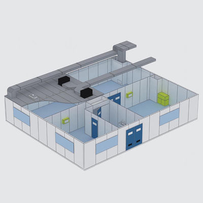 Купить Huaao Cleanroom Supply Portable Clean Room Class 100 Modular Cleanroom OEM Clean Class 100 Modular Cleanroom/ISO 5 ISO 7 Clean Booth online manufacture