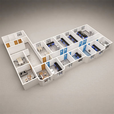 Купить Huuao ISO7 ISO8 GMP Cleanroom Modular Clean Room Class 100 Customized Clean Room Engineering Clean Room Project GMP/ISO Clean Room for Pharmaceutical Modular Cleanroom System Project with CE Certifica online manufacture