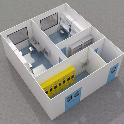 Купить Huuao Clean Room Manufacturer GMP Standard Modular Cleanroom Project Supplier for Hospital Room/Operating Theatre Powder Coated Steel Panel Cleanroom Project for Pharmaceutical (Проект чистого помещения для больницы/операционного зала) online manufacture