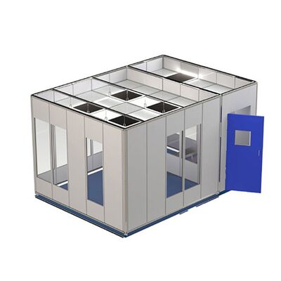 Купить HUAAO Лаборатория Модульная жесткая стена ISO 7 Чистая комната Сборка портативная Чистая комната Бут Лабораторная комната Больничная Чистая комната Производство в сети